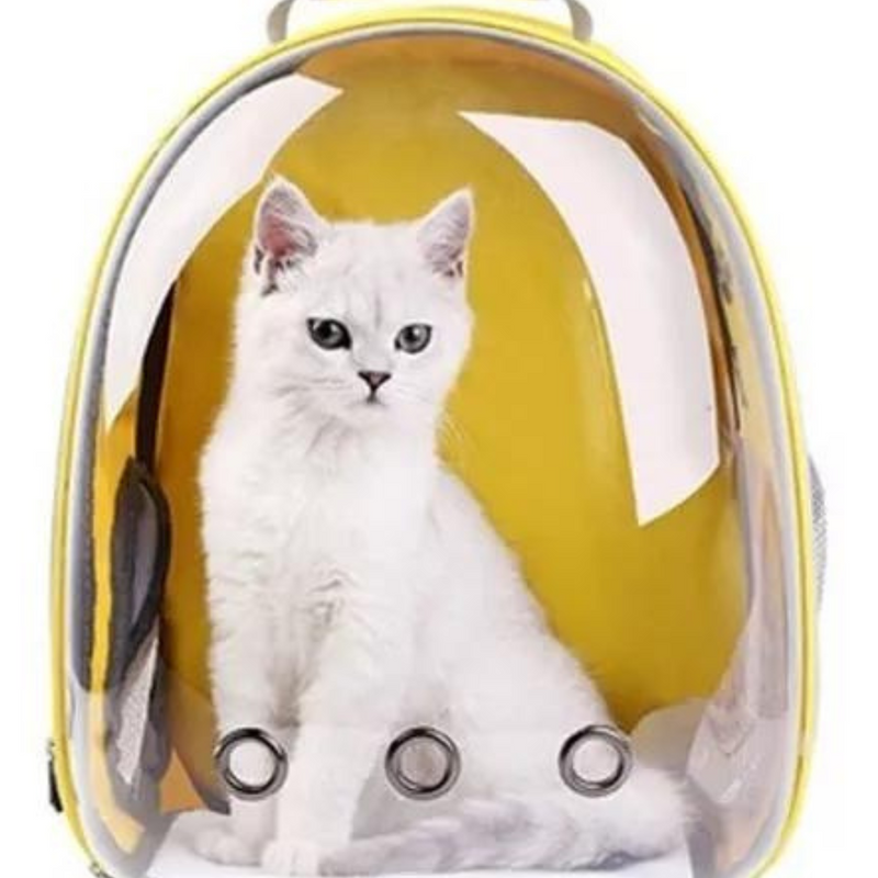 Mochila Pet Transporte para Cães e Gatos - Visão Ampla