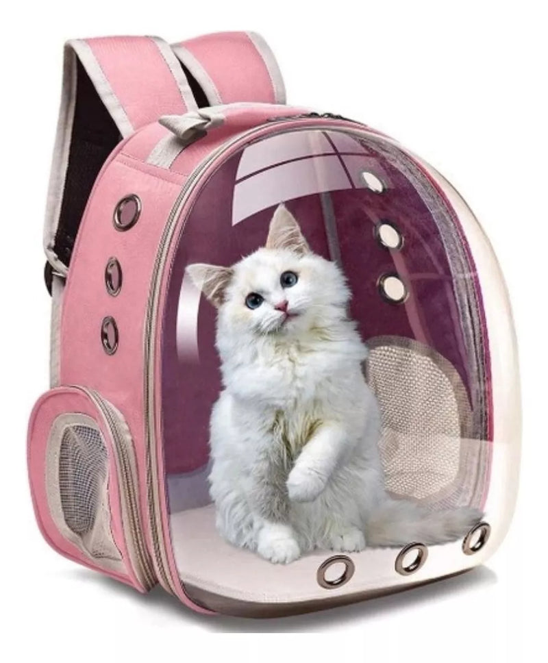 Mochila Pet Transporte para Cães e Gatos - Visão Ampla