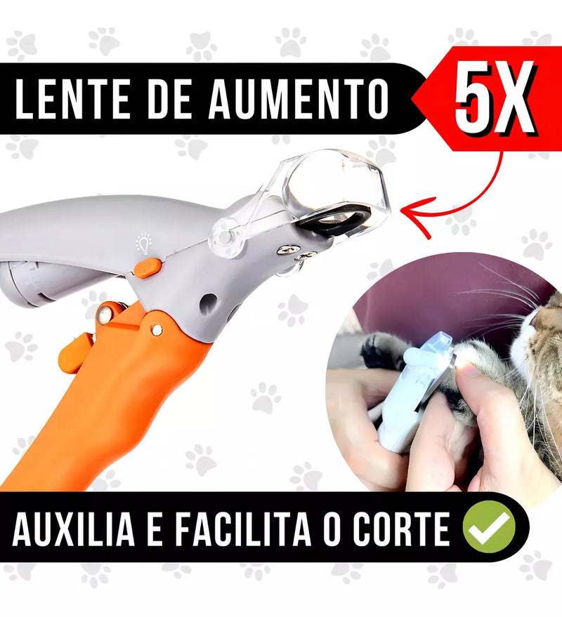 Cortador de Unha com LED - Alicate de Unha Pet