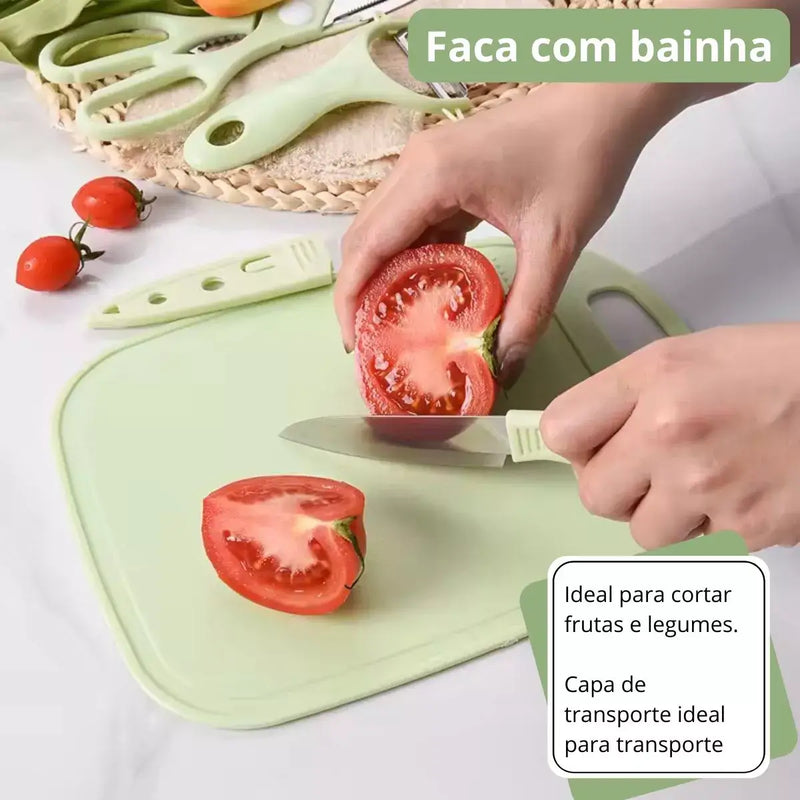 Kit Exclusivo para Cozinha 4 Peças - Verde