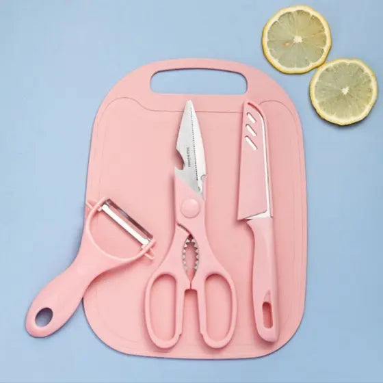 Kit Exclusivo para Cozinha 4 Peças - Rosa