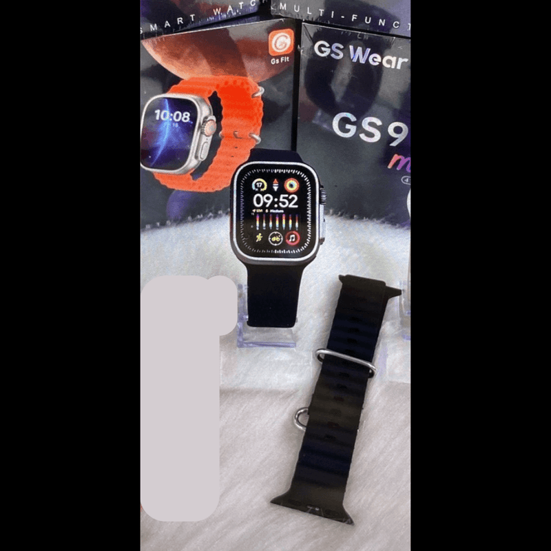 Smartwatch GS9 Ultra Mini 41mm 2 Pulseiras- Preto